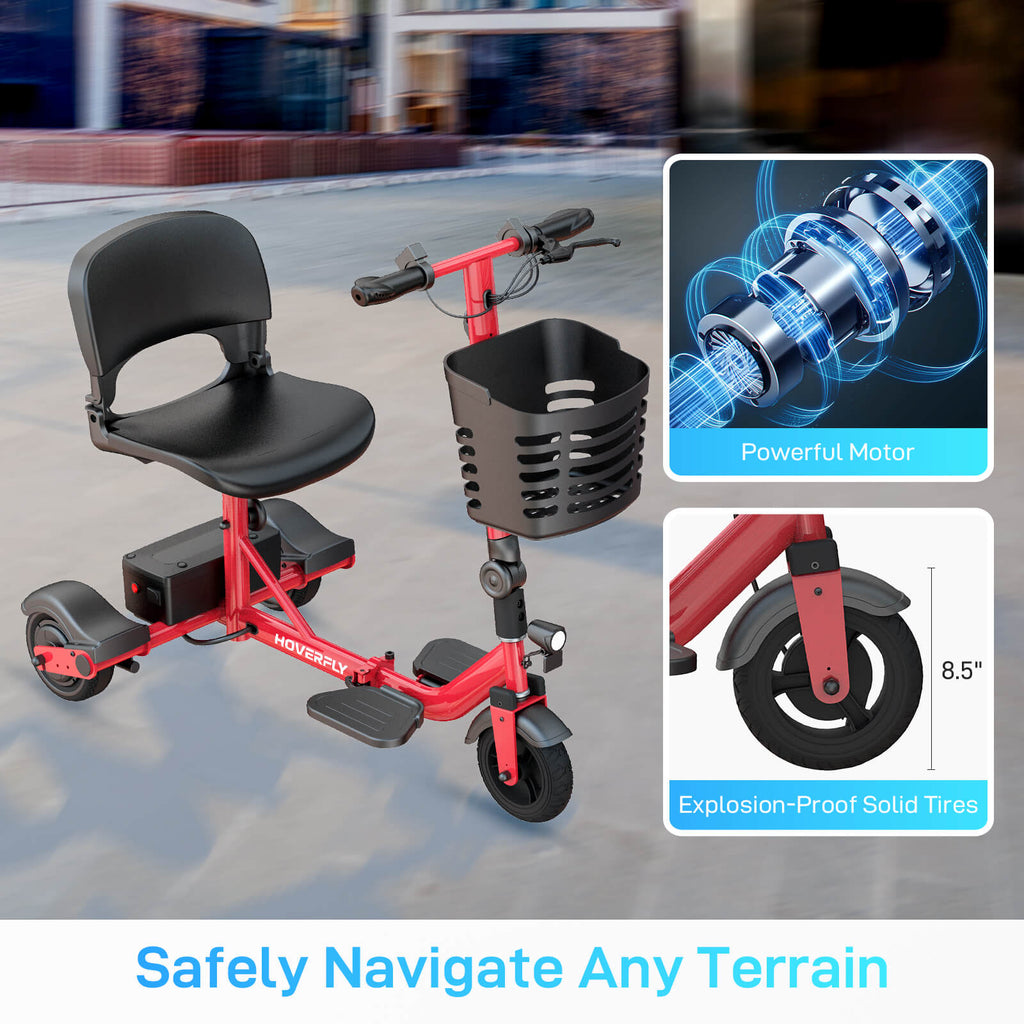 2-Pack Hoverfly T3 Foldable Mobility Scooters - Perfect for Faimily (🔥Limited Time Discount)