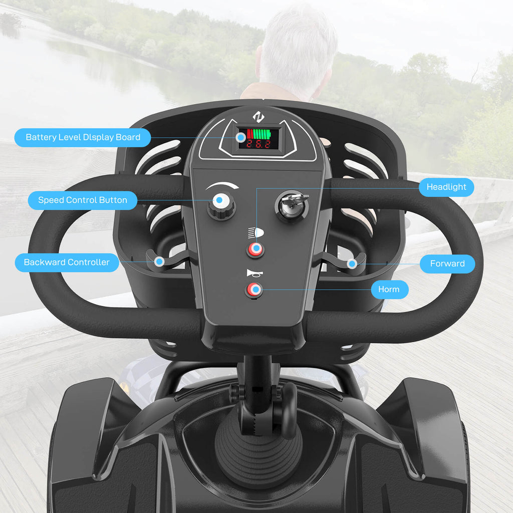 Hoverfly T4 Electric 4-wheel Mobility Scooter ((👻Halloween Sale))