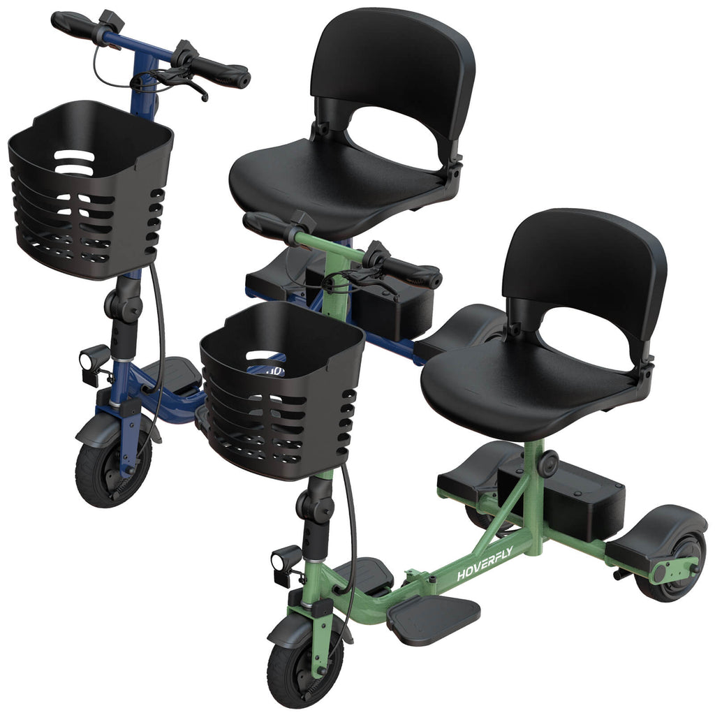 2-Pack Hoverfly T3 Foldable Mobility Scooters - Perfect for Faimily (🔥Limited Time Discount)