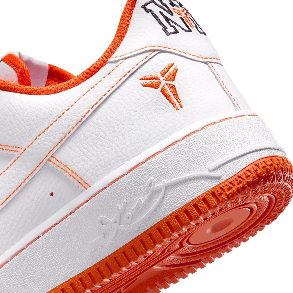 Nike Kobe Air Force 1 Low Protro 'White and Safety Orange'